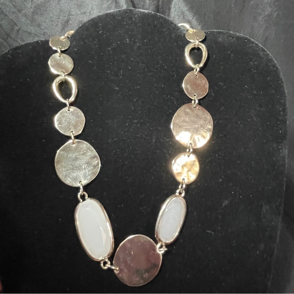 Sequin Silver Necklace